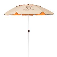 Ομπρέλα Παραλίας Αλουμινίου Escape 2m PE 180gsm UPF50+ Πορτοκαλί 12211