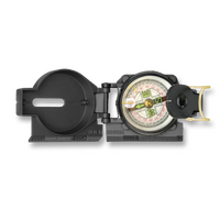 ΠΥΞΙΔΑ ALBAINOX, Oil filled military metal compass. Black, 33105