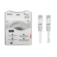 Καλώδιο δικτύου Ethernet - Πλακέ - A8P8C - 20m - 096452