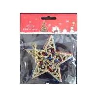 Σετ Χριστουγεννιάτικα στολίδια - 10cm - 230126