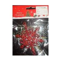 Σετ Χριστουγεννιάτικα στολίδια - 11cm - 230546