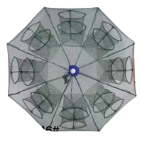 Πτυσσόμενη παγίδα ψαρέματος - Κιούρτος με 16 εισόδους - 931354