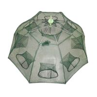 Πτυσσόμενη παγίδα ψαρέματος-κιούρτος με 8 εισόδους - 931357