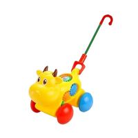 Συρόμενο παιχνίδι Αγελαδίτσα - 0516 - 117287 - Yellow