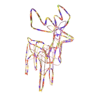 Χριστουγεννιάτικο φωτιζόμενο ελάφι LED - 11 - 272382 - RGB