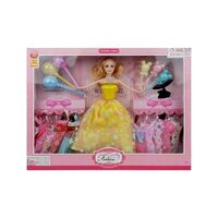 Σετ κούκλα με ρούχα & αξεσουάρ - HS1842-1011 - 215366