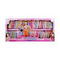 Σετ κούκλα με ρούχα & αξεσουάρ - 618-211 - 215374