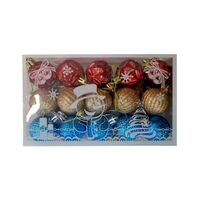 Σετ Χριστουγεννιάτικες μπάλες - 15pcs - 023910