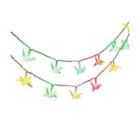 Ηλιακή γιρλάντα φωτισμού LED - Origami - 5m+1m - 20D - 152912 - RGB
