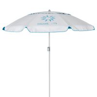 Ομπρέλα Παραλίας Αλουμινίου 2,4m PE 180gsm UPF 50+ Γαλάζιο 12001