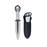 ΜΑΧΑΙΡΙ ALBAINOX  Set 3 Skull throwers. Blade 9.5 cm, 32453