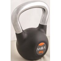 Kettlebell με Επένδυση Λάστιχου & Λαβή Χρωμίου 8,00 Kg AMILA Κωδ. 44496