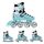 Αυξομειούμενα Πατίνια Roller NH 10905 ΣΕΤ 4 ΣΕ 1 INLINE SKATES NILS EXTREME ΓΑΛΑΖΙΟ-MEDIUM (35-38)