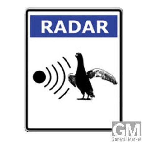 Ηλεκτρονικό Απωθητικό για Περιστέρια & Άλλα Πτηνά R-302 radarcan