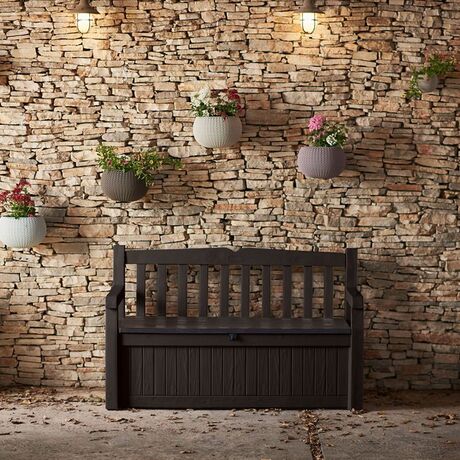 Πλαστικό Παγκάκι-Μπαούλο Αποθήκευσης Keter Eden Bench 265L