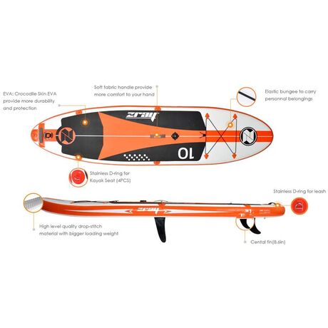 Σανίδα Sup Φουσκωτή Zray W1 10'