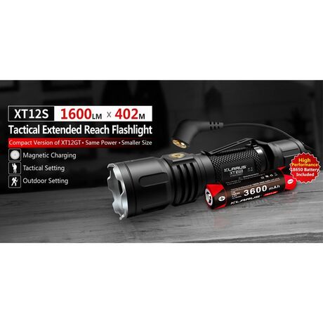 Φακός Χειρός Klarus XT12S