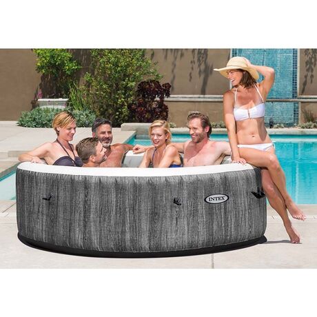 Φουσκωτό Τζακούζι Greywood Deluxe Bubble Massage INTEX 28442