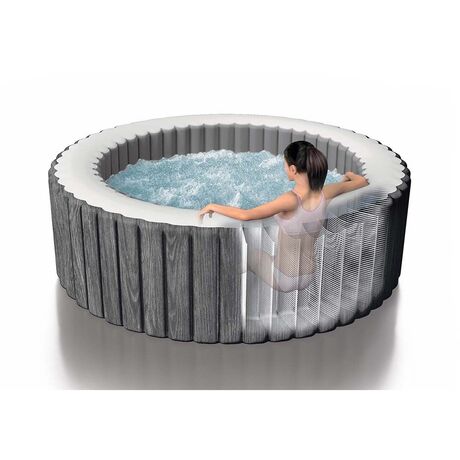 Φουσκωτό Τζακούζι Greywood Deluxe Bubble Massage INTEX 28442