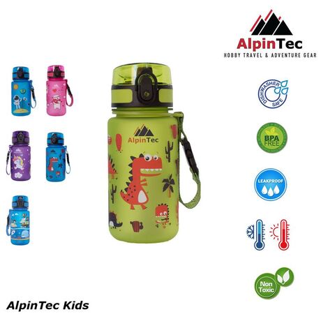 Παγούρι AlpinTec Kids 350ML Dino Λαχανί