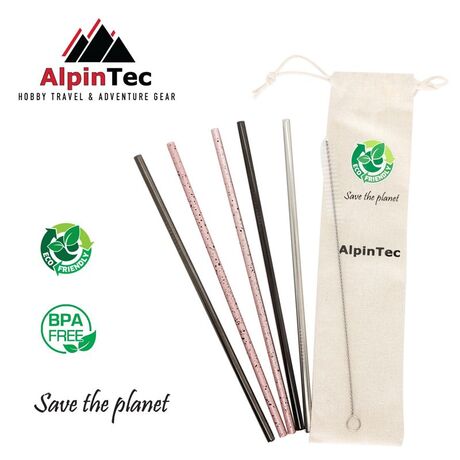 Οικολογικά Καλαμάκια Ίσια 6mm AlpinTec