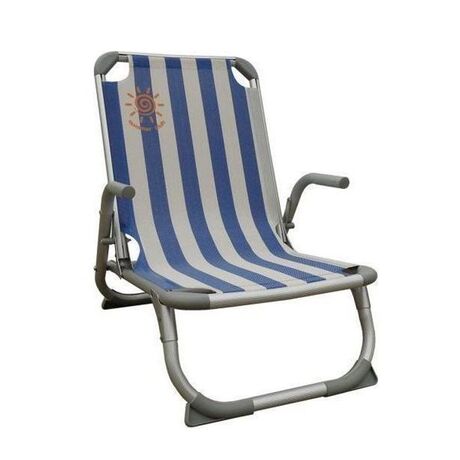 Καρέκλα Παραλίας χαμηλή με ενίσχυση Summer Club Κωδ.19383