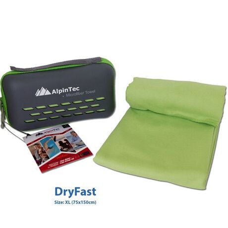 Πετσέτα Microfiber Dryfast XL Green Alpinpro