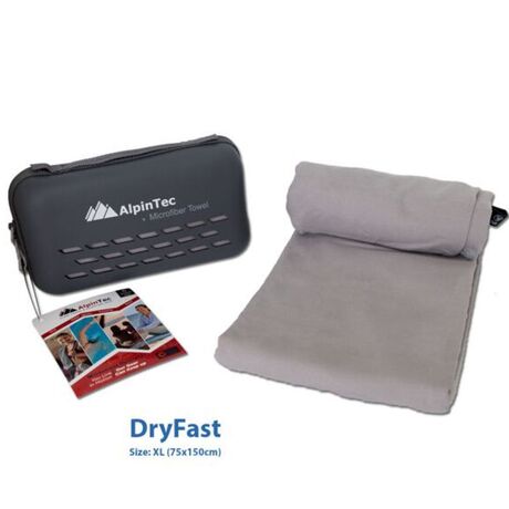 Πετσέτα Microfiber Dryfast XL Grey Alpinpro