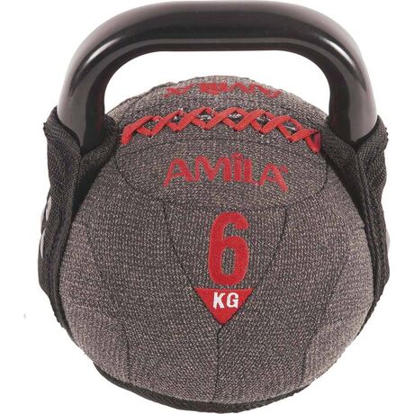Kettlebell με επένδυση Kevlar 6kg Αmila Κωδ. 90612