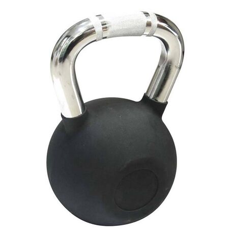 Kettlebell με επένδυση Λάστιχου και Λαβή Χρωμίου 10 kg Amila Κωδ. 44571