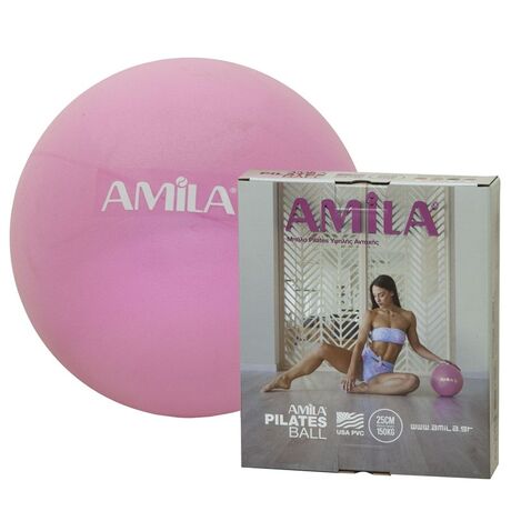 Μπάλα Pilates 25cm Ροζ Amila Κωδικός 95817