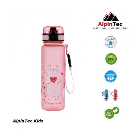 Παγούρι AlpinTec Kids 500ML C-500FL-ZO Ροζ Παλ