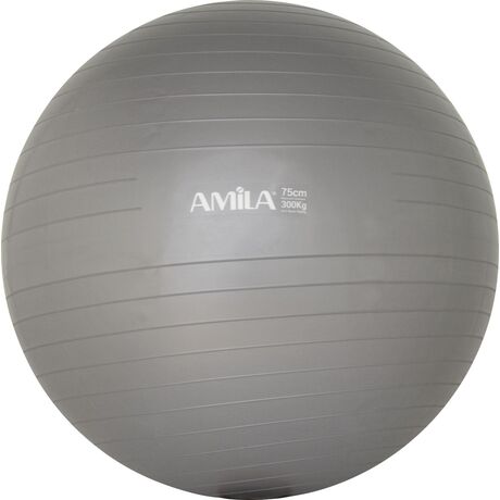 Μπάλα Γυμναστικής Gymball 75cm AMILA Γκρι Κωδ. 95867