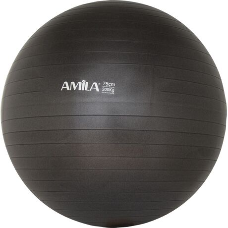 Μπάλα Γυμναστικής Gymball 75cm AMILA Γκρι Κωδ. 95867