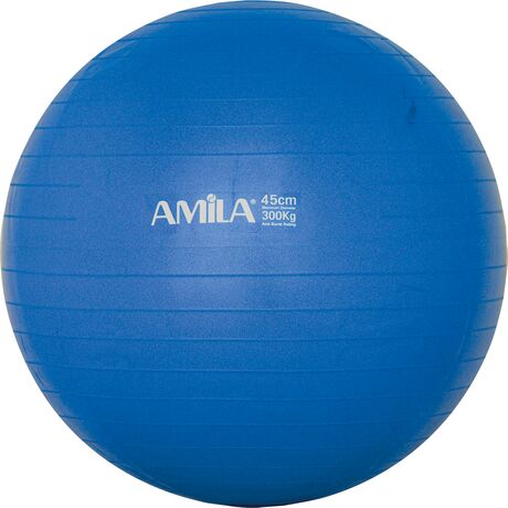 Μπάλα Γυμναστικής AMILA GYMBALL 45cm Μπλε Bulk