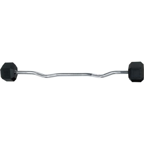Μπάρα σχήματος "W" με fix βάρος, 40kg