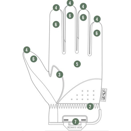 ΓΑΝΤΙΑ MECHANIX, Fastfit, Coyote, SM