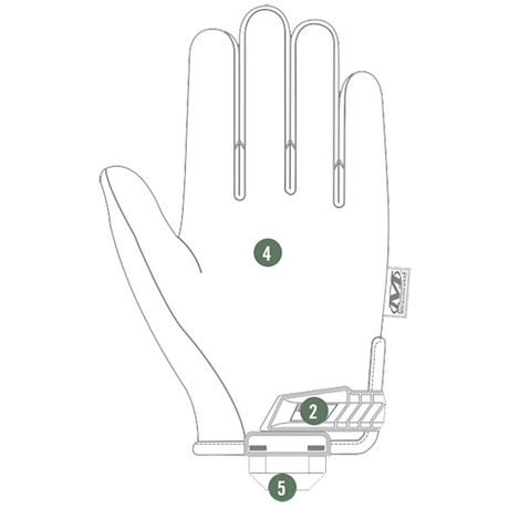 ΓΑΝΤΙΑ MECHANIX, The Original, MultiCam, Size-L