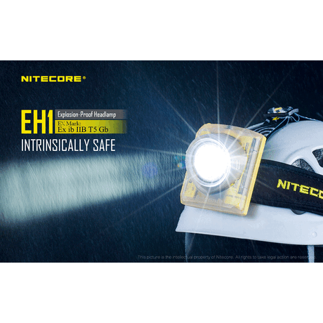 ΦΑΚΟΣ LED NITECORE EXPLOSION-PROOF EH1, Κεφαλής Αντιεκρηκτικός