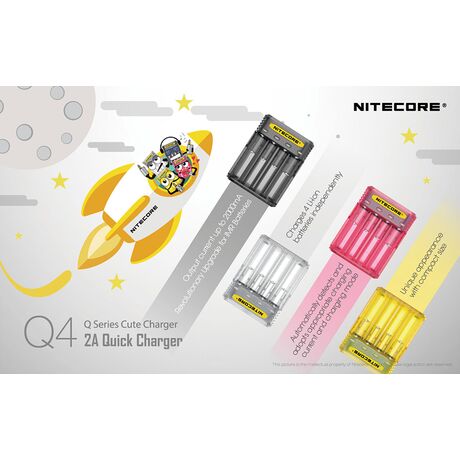 ΦΟΡΤΙΣΤΗΣ NITECORE Q4, Quick charger, 2A,Black