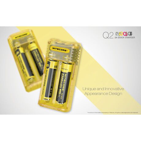 ΦΟΡΤΙΣΤΗΣ NITECORE Q2, Quick charger, 2A, Lemonade