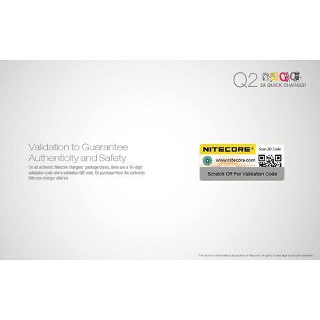 ΦΟΡΤΙΣΤΗΣ NITECORE Q2, Quick charger, 2A, Lemonade