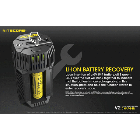 ΦΟΡΤΙΣΤΗΣ NITECORE V2, DC 12V 42W