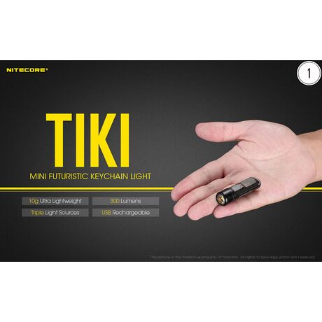 ΦΑΚΟΣ LED NITECORE TIKI, 300 lumens