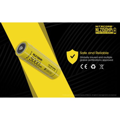 ΜΠΑΤΑΡΙΑ NITECORE 21700/ 5000mAh / HPΙ