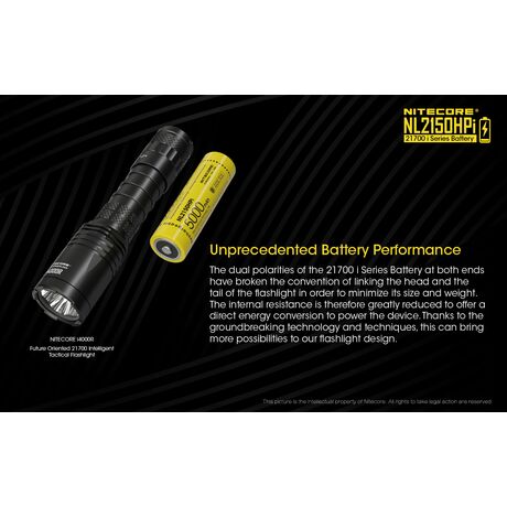 ΜΠΑΤΑΡΙΑ NITECORE 21700/ 5000mAh / HPΙ