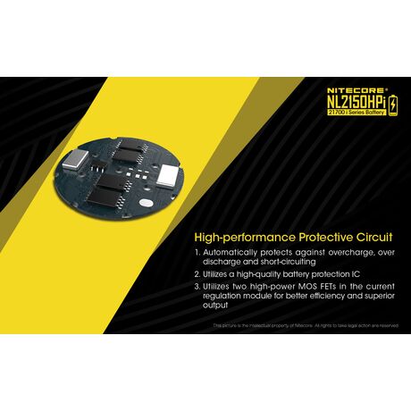 ΜΠΑΤΑΡΙΑ NITECORE 21700/ 5000mAh / HPΙ