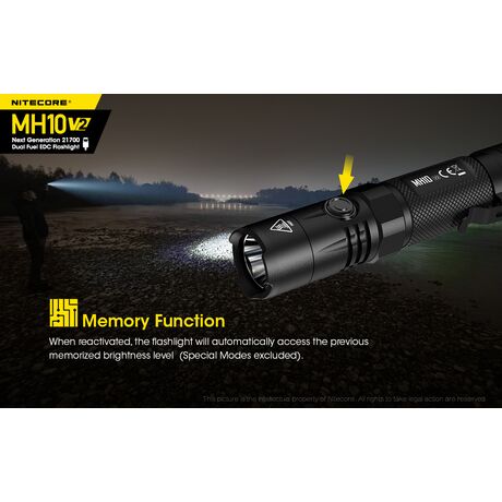 ΦΑΚΟΣ LED NITECORE MULTI TASK HYBRID MH10V2