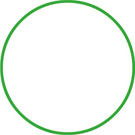 Χούλα-Χουπ 76cm - Φ18mm - 185gr, Πράσινο