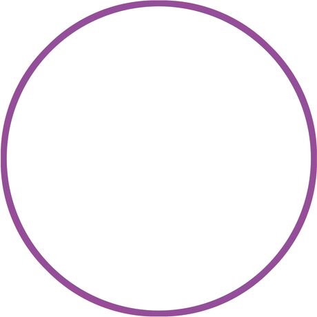 Χούλα-Χουπ 60cm - Φ19mm - 230gr, Μωβ